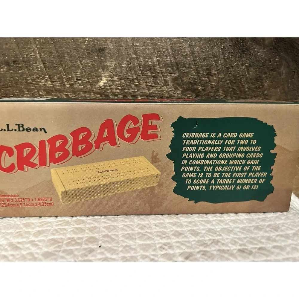 L.L. Bean bean cribbage